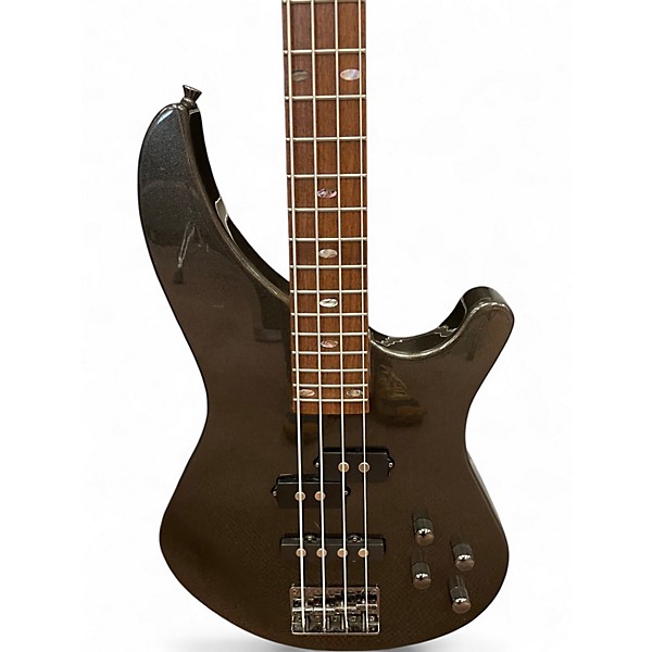 Used Mitchell MB200GM Gunmetal Gray Electric Bass Guitar