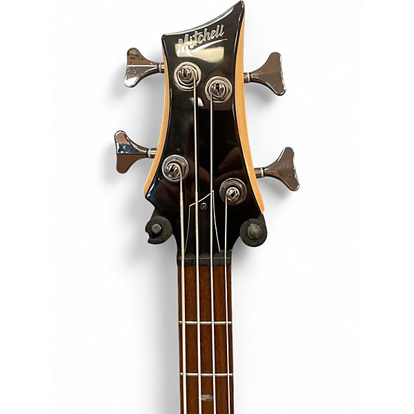 Used Mitchell MB200GM Gunmetal Gray Electric Bass Guitar