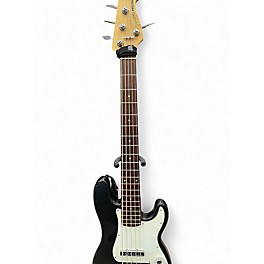 Used Squier Precision Bass Black Electric Bass Guitar