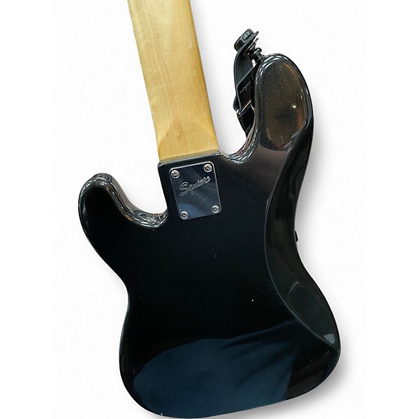 Used Squier Precision Bass Black Electric Bass Guitar