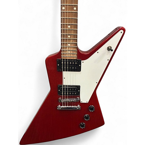 Used 2017 Gibson Explorer Red Solid Body Electric Guitar