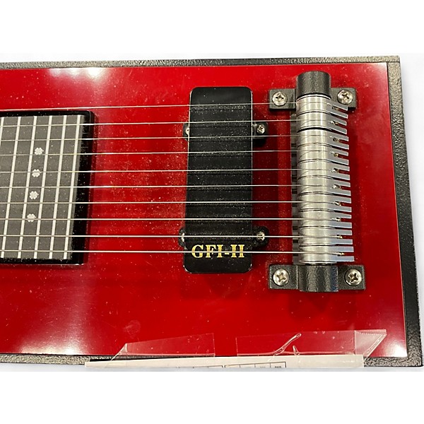 Used GFI Musical Products PedalSteel w Case & Bench Red