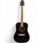 Used Washburn D10SB Black Acoustic Guitar thumbnail