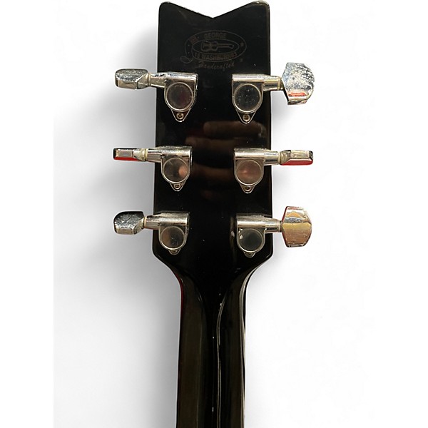 Used Washburn D10SB Black Acoustic Guitar