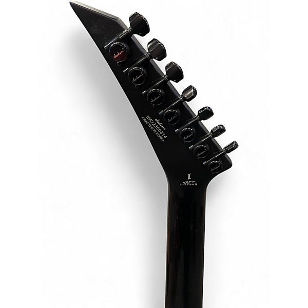 Used Jackson JEFF LOOMIS SIGNATURE Black Solid Body Electric Guitar