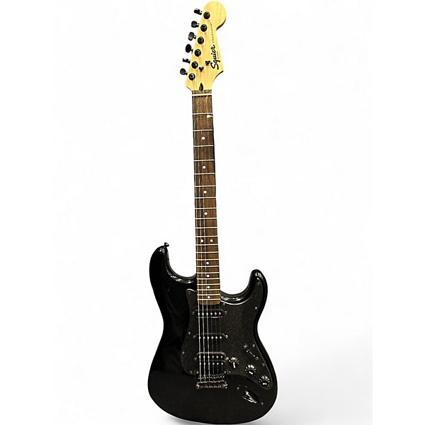 Used Squier FSR BULLET STRAT HSS Metallic Black Solid Body Electric Guitar