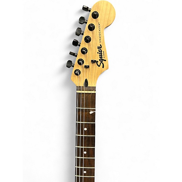 Used Squier FSR BULLET STRAT HSS Metallic Black Solid Body Electric Guitar
