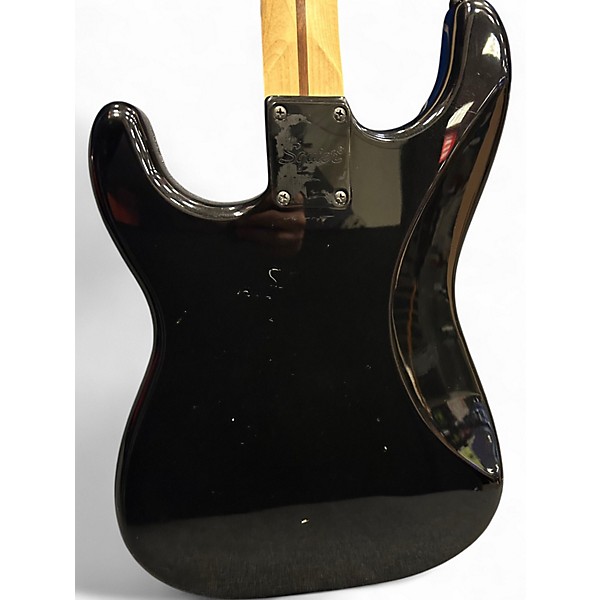 Used Squier FSR BULLET STRAT HSS Metallic Black Solid Body Electric Guitar