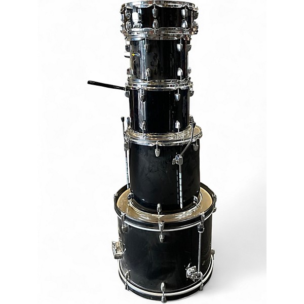 Used Sound Percussion Labs 5 Piece 5 Piece Black Drum Kit