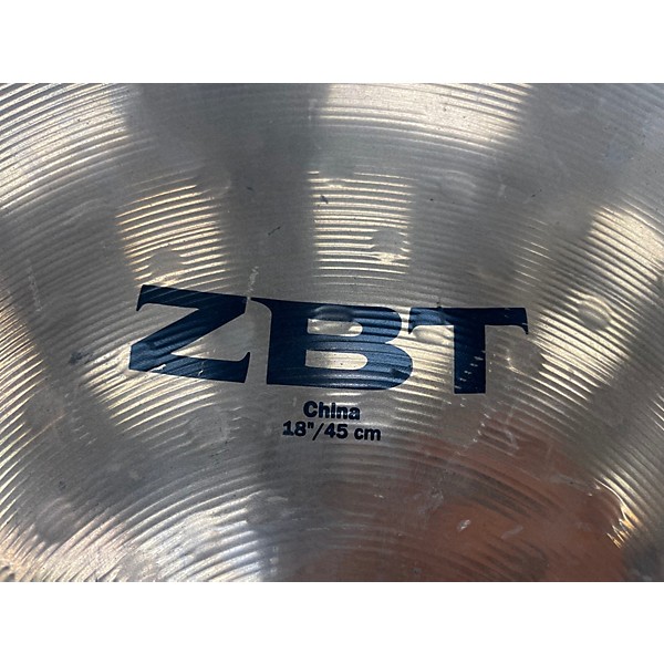 Used Zildjian 18in ZBT China Cymbal