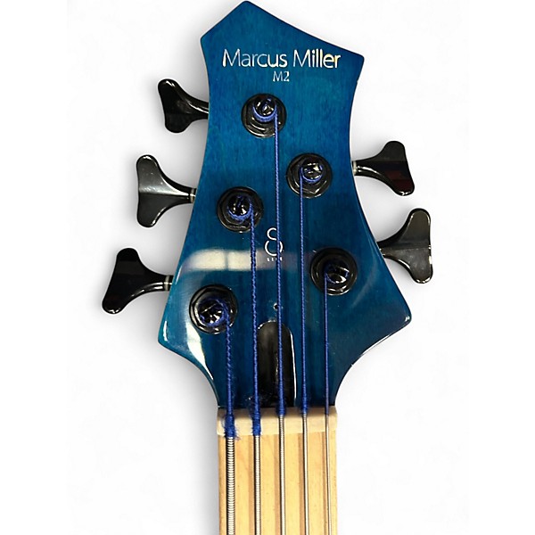 Used Sire Marcus Miller M2 5 String Blue Electric Bass Guitar