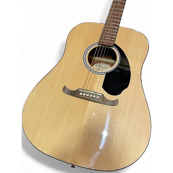 Used Fender FA125 Natural Acoustic Electric Guitar