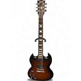 Used Gibson 1970S Tribute SG Special Left Handed Vintage Sunburst Electric Guitar