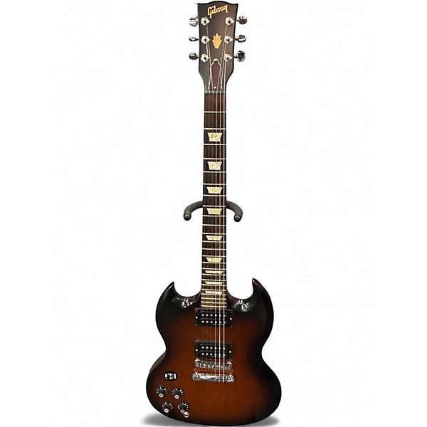 Used Gibson 1970S Tribute SG Special Left Handed Vintage Sunburst Electric Guitar