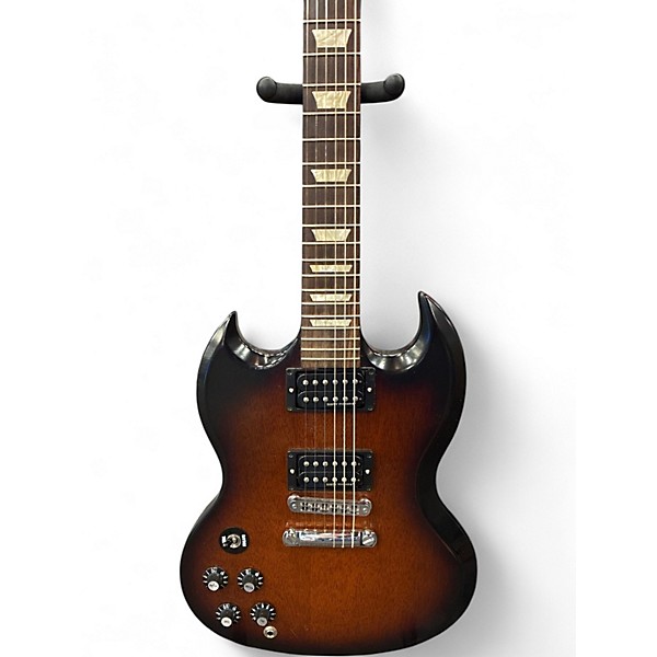 Used Gibson 1970S Tribute SG Special Left Handed Vintage Sunburst Electric Guitar