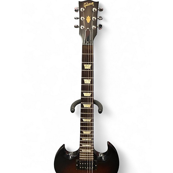 Used Gibson 1970S Tribute SG Special Left Handed Vintage Sunburst Electric Guitar