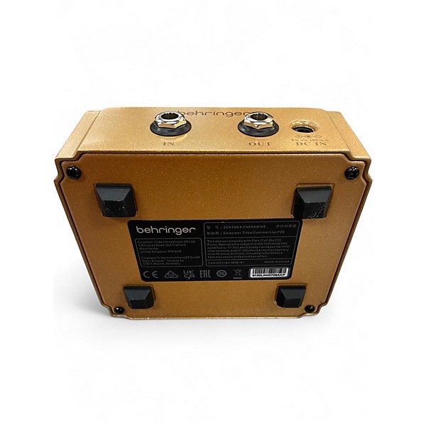 Used Behringer Zentara Overdrive Effect Pedal