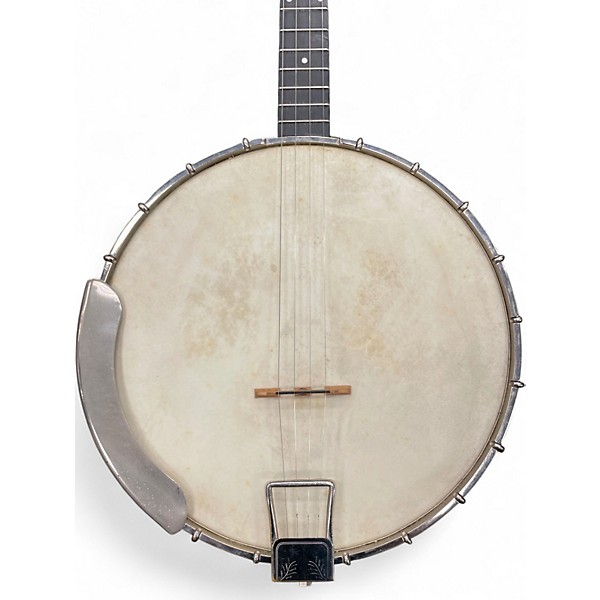Vintage 1920s Weyman Model 140 Tenor Natural Banjo
