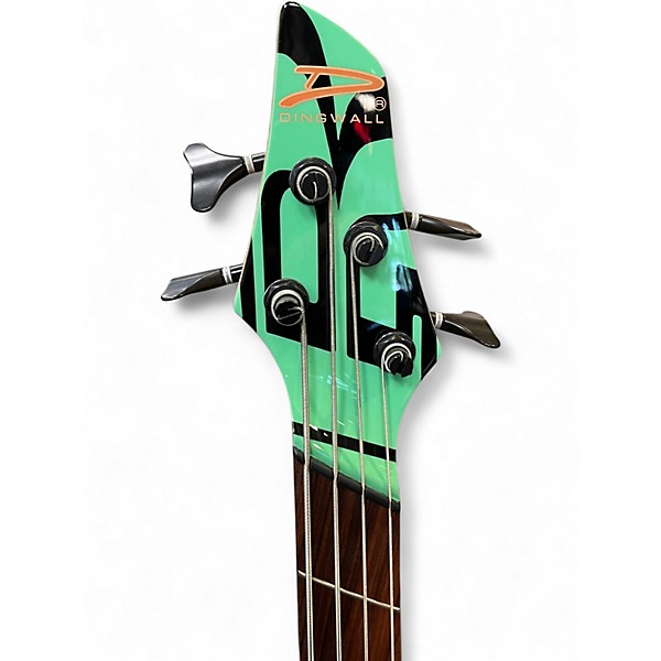 Used Dingwall John Taylor Signature 4 Seafoam Green Electric Bass Guitar
