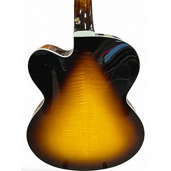 Used 2022 Heritage EAGLE CLASSIC 3 Color Sunburst Hollow Body Electric Guitar