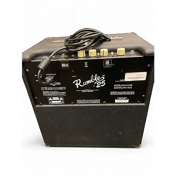 Used Fender Rumble 25 25W 1x10 Bass Combo Amp
