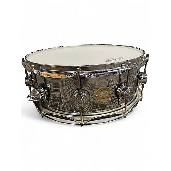 Used DW 14X5.5 Collector's Series Steel Snare Chrome Drum