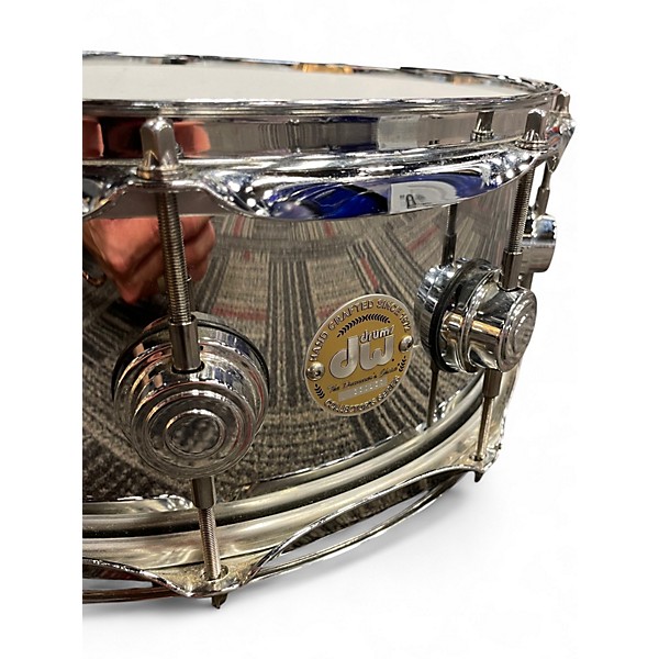 Used DW 14X5.5 Collector's Series Steel Snare Chrome Drum