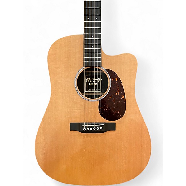 Used Martin DCX1RAE Natural Acoustic Electric Guitar