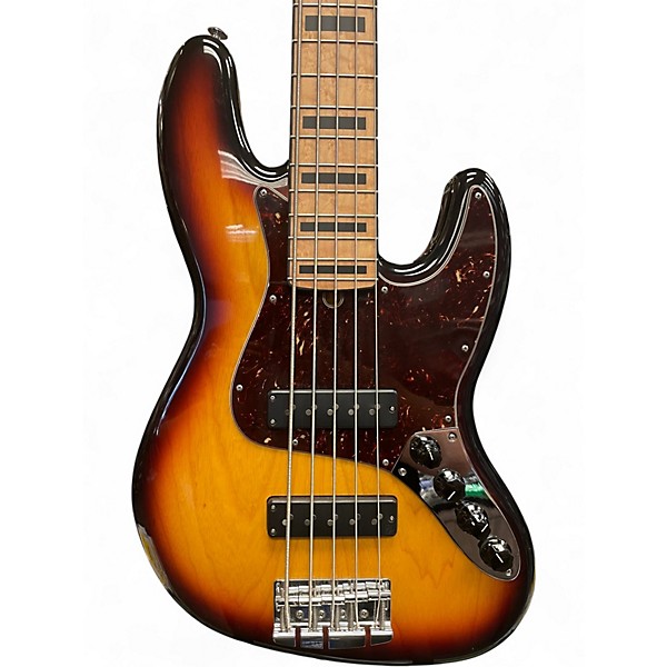Used Nordy VJ5 3 Color Sunburst Electric Bass Guitar
