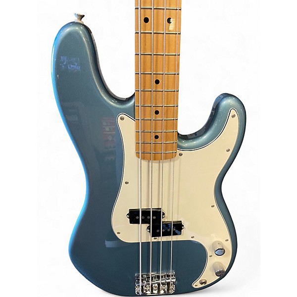 Used Fender Player Precision Bass Pelham Blue Electric Bass Guitar