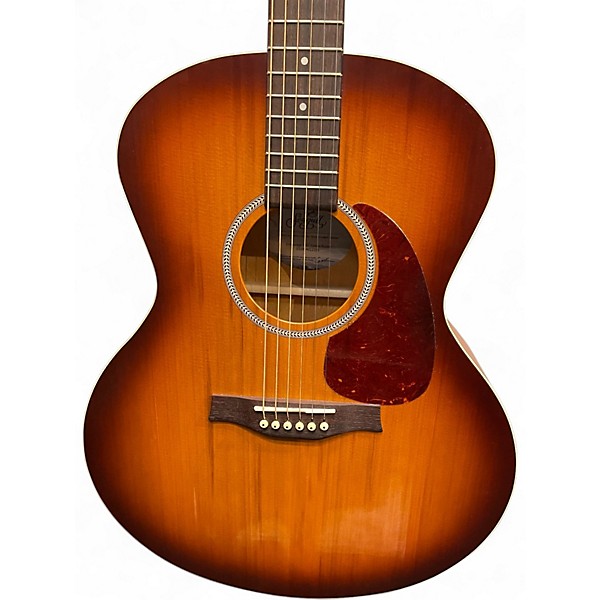 Used Seagull Entourage Rustic Mini Jumbo Vintage Sunburst Acoustic Guitar