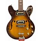 Used Domino SEMI HOLLOW Tobacco Burst Hollow Body Electric Guitar