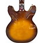 Used Domino SEMI HOLLOW Tobacco Burst Hollow Body Electric Guitar