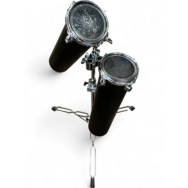 Used ddrum 22in Deccabon Black Roto Toms