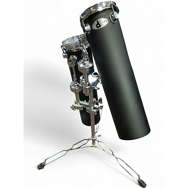 Used ddrum 22in Deccabon Black Roto Toms