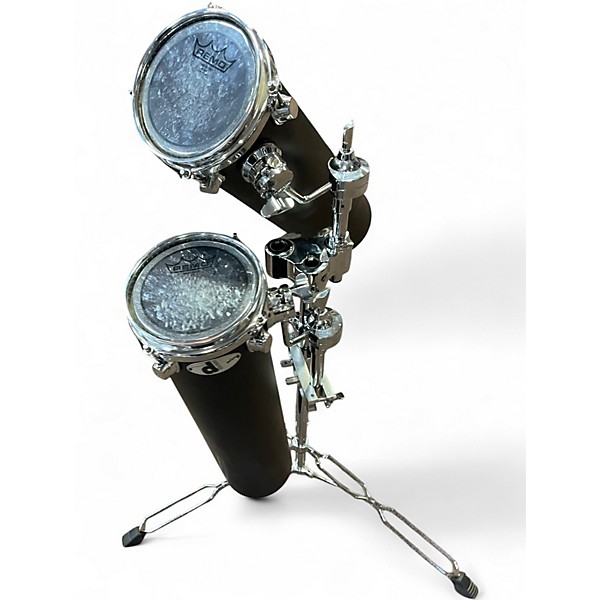 Used ddrum 22in Deccabon Black Roto Toms