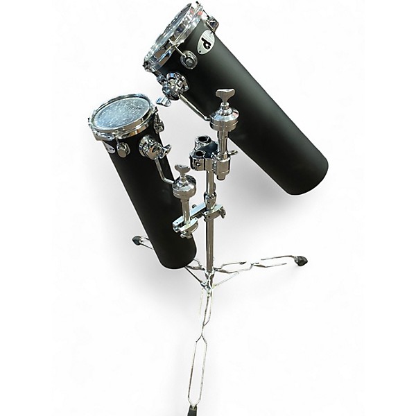 Used ddrum 22in Deccabon Black Roto Toms