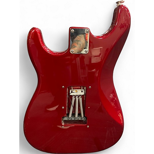 Used Squier Standard Stratocaster Candy Apple Red Solid Body Electric Guitar