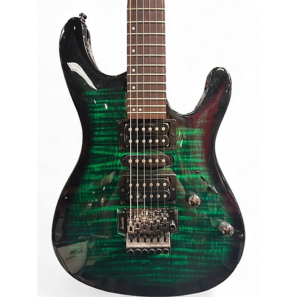 Used Ibanez KIKOSP3 Emerald Green Solid Body Electric Guitar