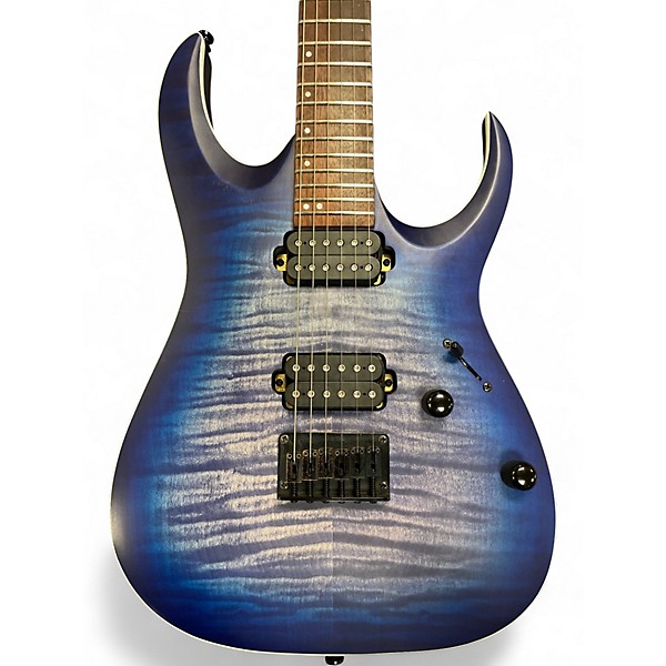 Used Ibanez RGA42FM Blue Burst Solid Body Electric Guitar