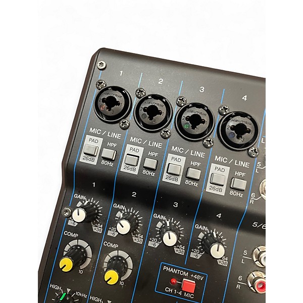 Used Yamaha MG10XU 10 Channel Mixer with Effects Unpowered Mixer