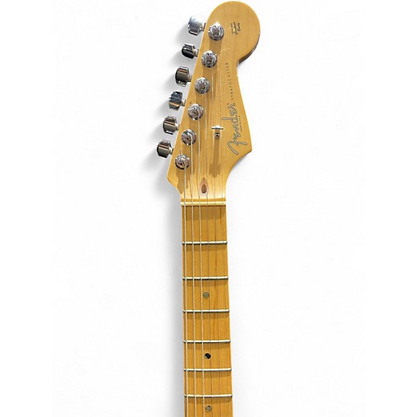 Used Fender American Stratocaster 2 Tone Sunburst Solid Body Electric Guitar