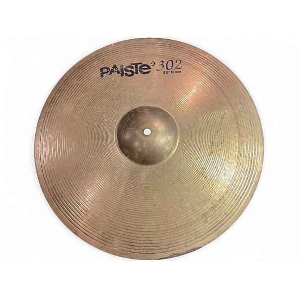 Used Paiste 20in 302 Ride Cymbal