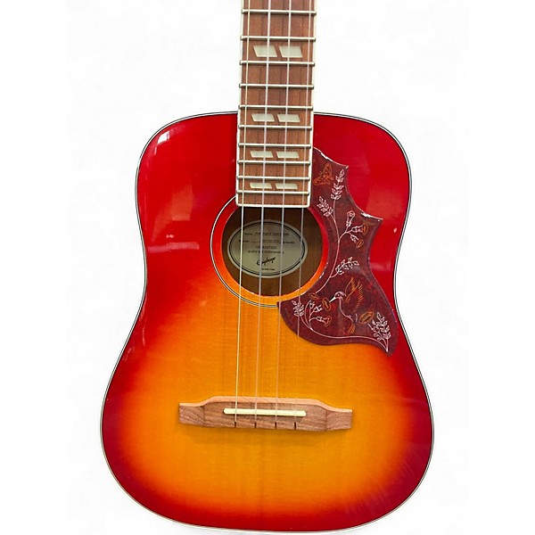 Used Epiphone HUMMINGBIRD TENOR UKULELE 2 Color Sunburst Ukulele
