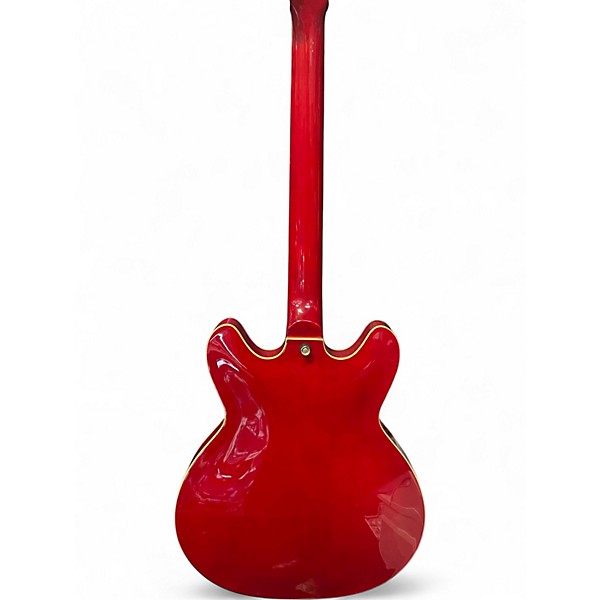 Used Hagstrom VIKING Red Hollow Body Electric Guitar