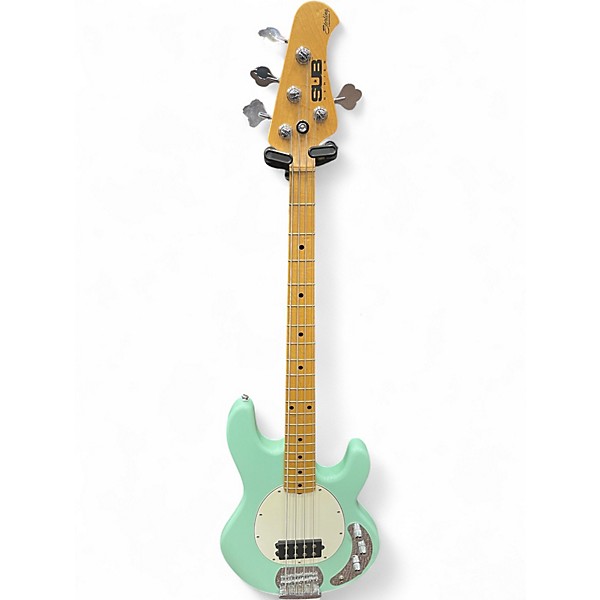 Used Sterling by Music Man Sub 4 Seafoam Green Electric Bass Guitar