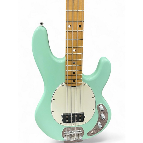 Used Sterling by Music Man Sub 4 Seafoam Green Electric Bass Guitar