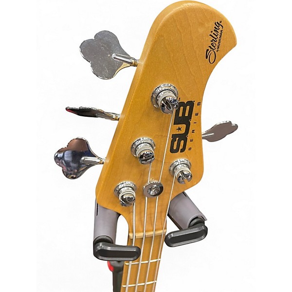 Used Sterling by Music Man Sub 4 Seafoam Green Electric Bass Guitar