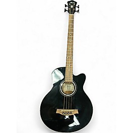 Used Ibanez AEB10BE Black Acoustic Bass Guitar