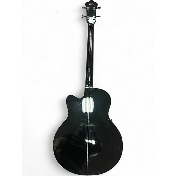Used Ibanez AEB10BE Black Acoustic Bass Guitar